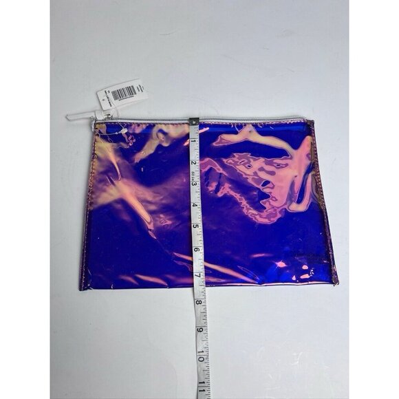 Barney's New York Iridescent Zip Wristlet Pouch NWT - Picture 5 of 6